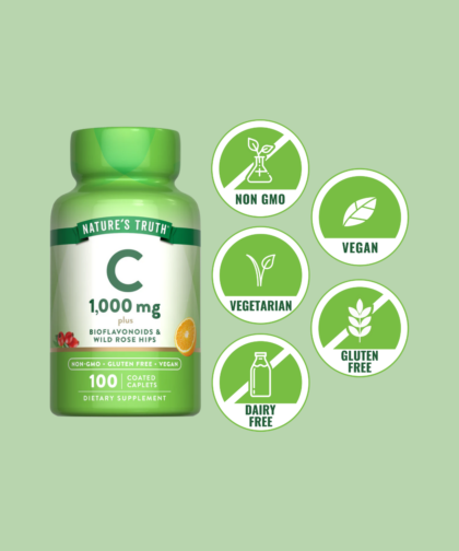 Vitamina C-1000 mg plus Bioflavonoides & Wild Rose Hips