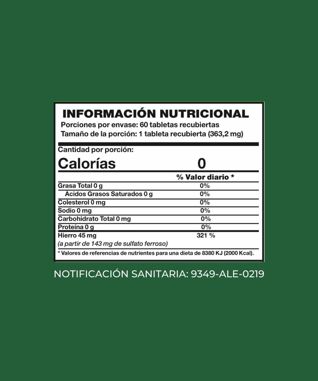 Hierro 45 mg - Imagen 2