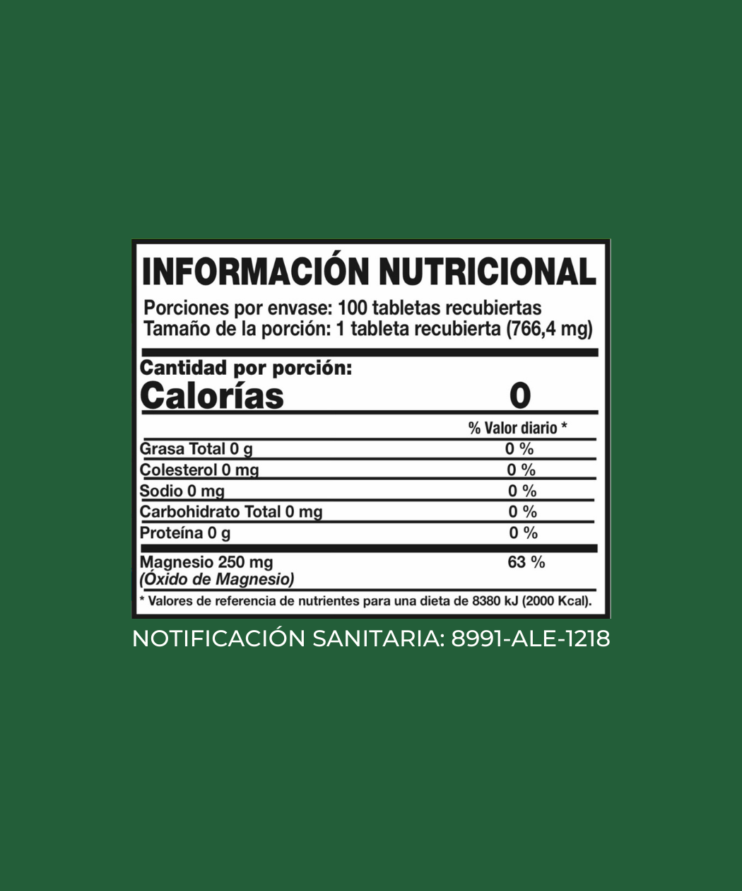 Magnesio 250 mg - Imagen 2
